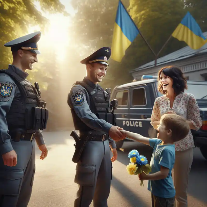 Привітання з днем поліції